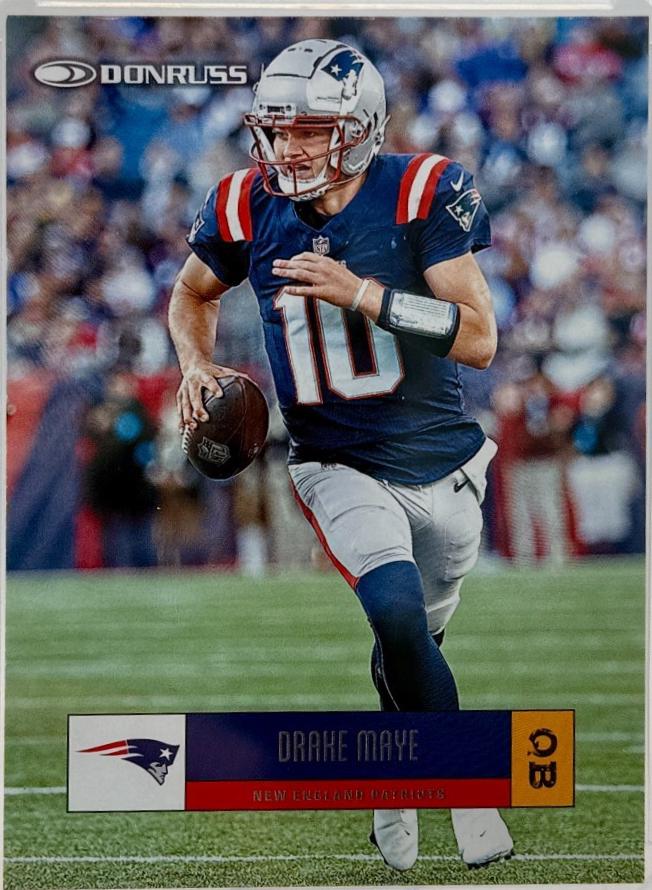 2025 Panini Donruss Retro 2005 Drake Maye #R05-DKM card