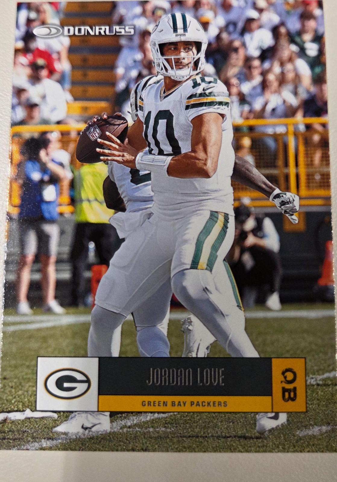 2025 Panini Donruss Retro 2005 Jordan Love #R05-JDL card