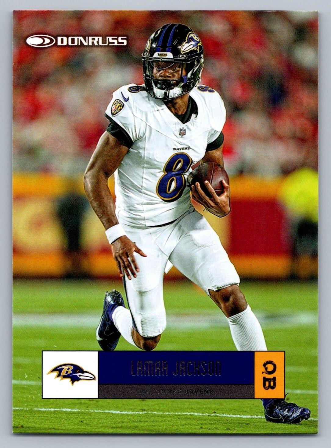 2025 Panini Donruss Retro 2005 Lamar Jackson #R05-LMJ card