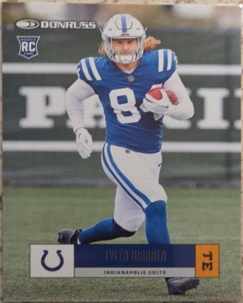 2025 Panini Donruss Retro 2005 Tyler Warren #R05-TYW card