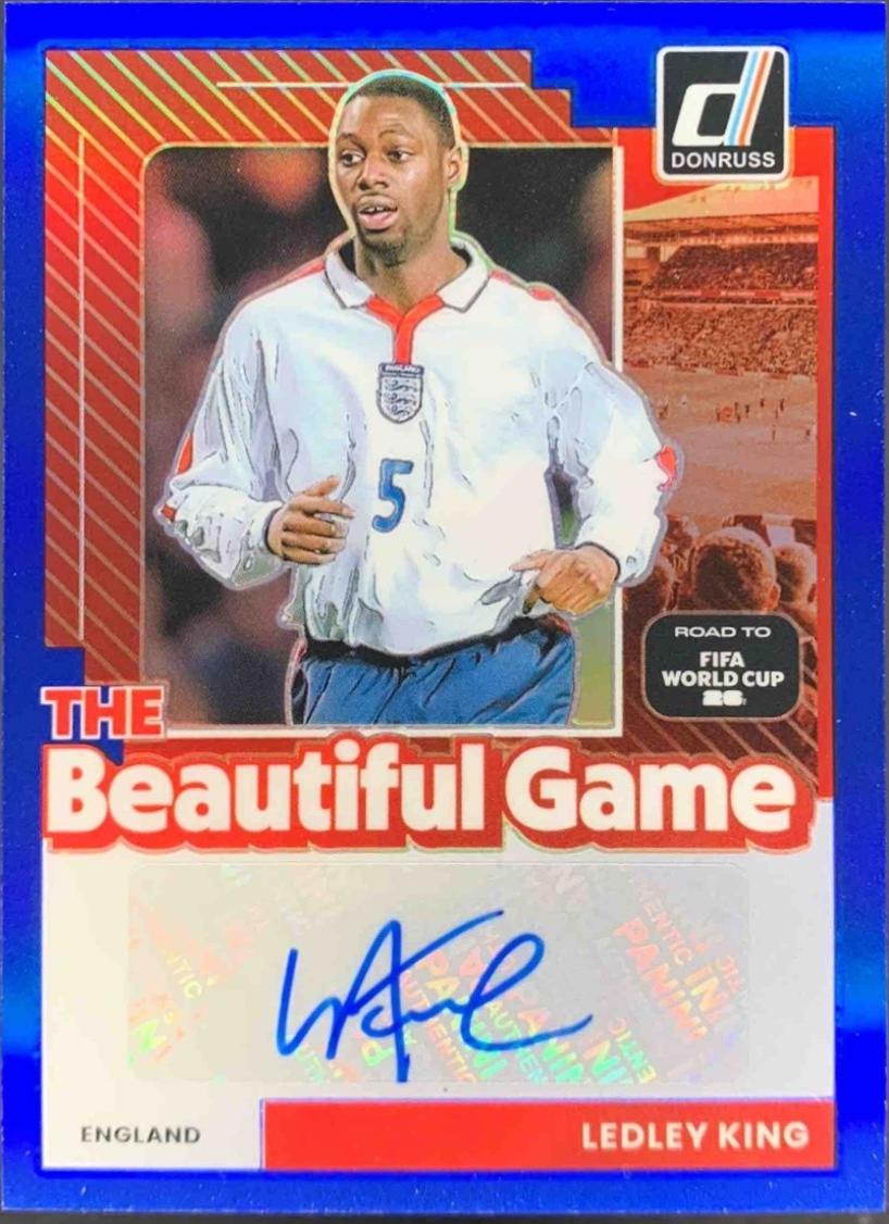 2025 Panini Donruss Road to FIFA Beautiful Game Autograph Ledley King #BG-LK card