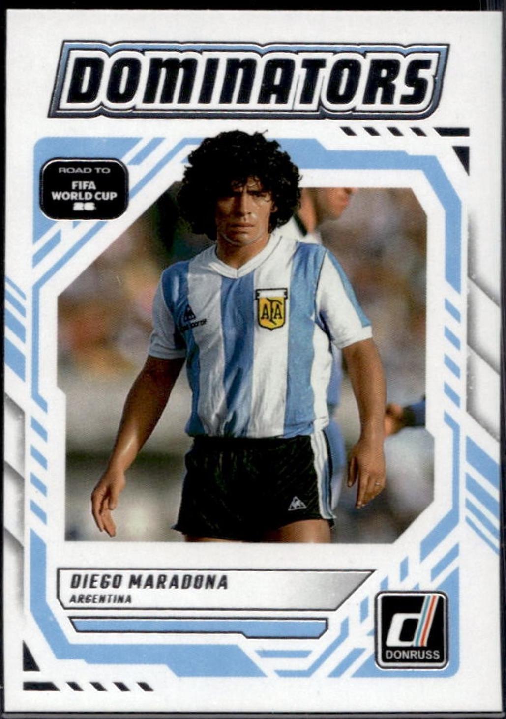 2025 Panini Donruss Road to FIFA Dominators Diego Maradona [Silver] #23 card