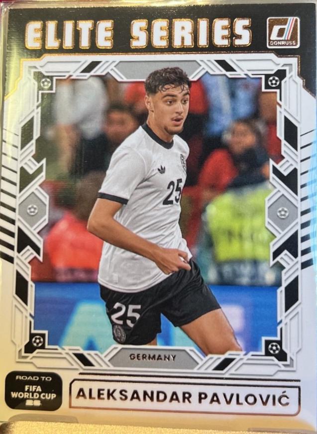 2025 Panini Donruss Road to FIFA Elite Series Aleksandar Pavlovic #8 card