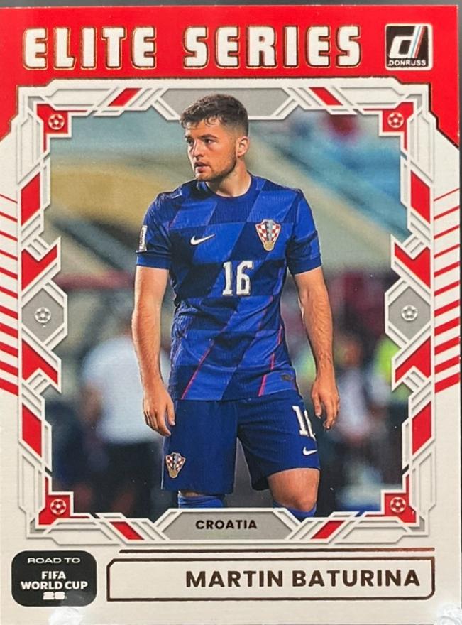 2025 Panini Donruss Road to FIFA Elite Series Martin Baturina #4 card