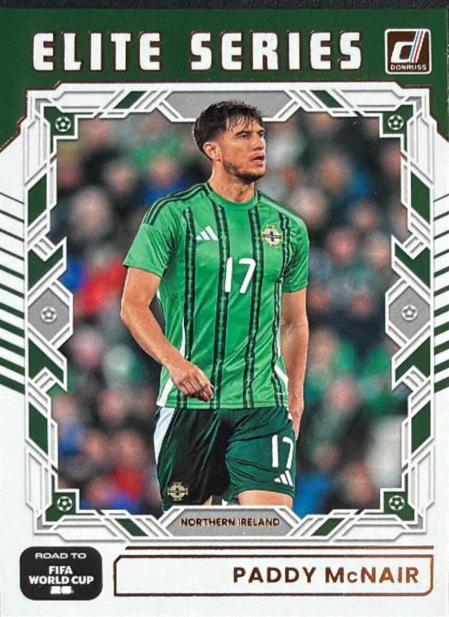 2025 Panini Donruss Road to FIFA Elite Series Paddy McNair #5 card