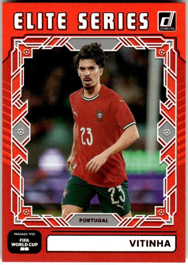 2025 Panini Donruss Road to FIFA Elite Series Vitinha [Red] #14 card