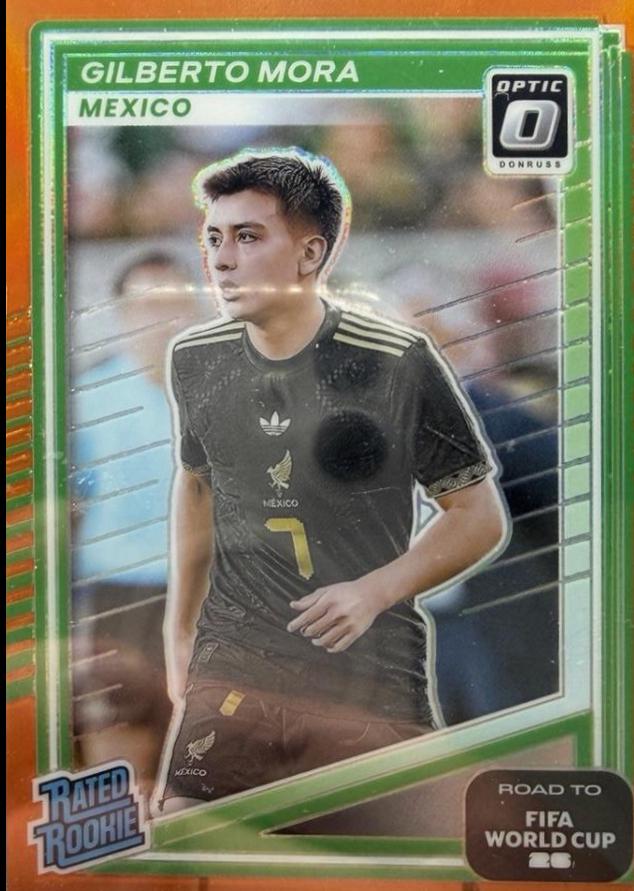 2025 Panini Donruss Road to FIFA Gilberto Mora [Orange] #214 card