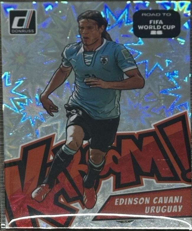 2025 Panini Donruss Road to FIFA Kaboom Edinson Cavani #16 card
