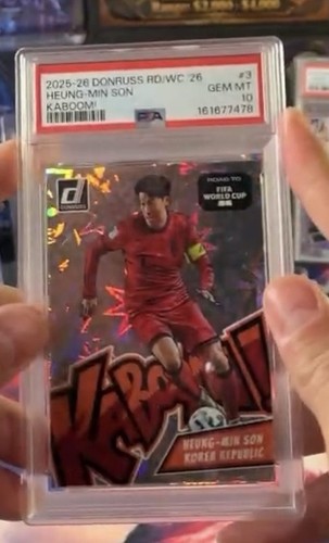 2025 Panini Donruss Road to FIFA Kaboom Heung-Min Son #3 card