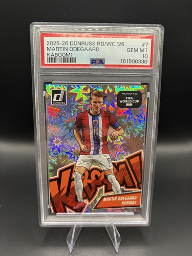 2025 Panini Donruss Road to FIFA Kaboom Martin Odegaard #7 card