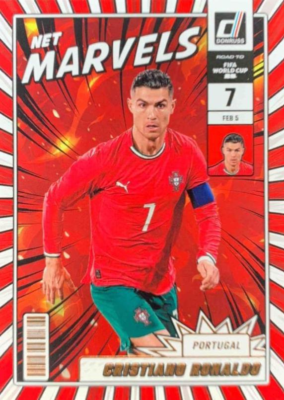 2025 Panini Donruss Road to FIFA Net Marvels Cristiano Ronaldo #2 card