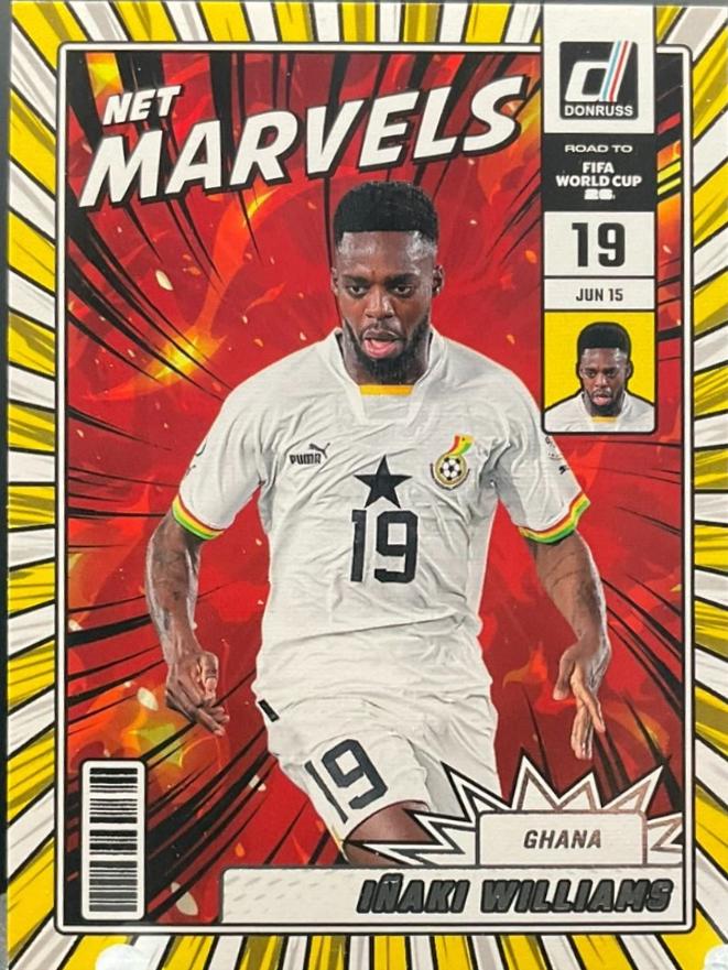 2025 Panini Donruss Road to FIFA Net Marvels Inaki Williams #6 card