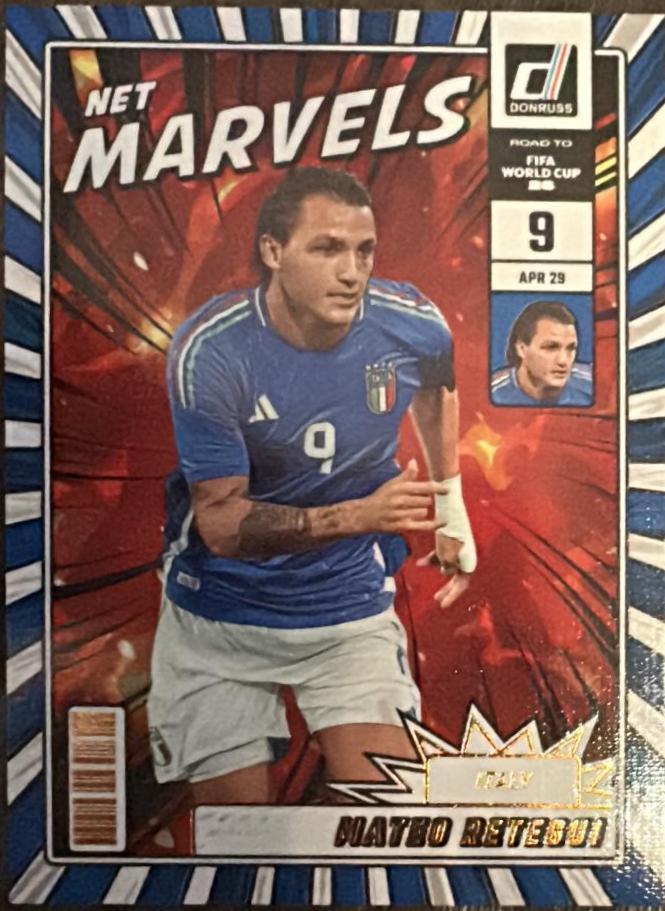 2025 Panini Donruss Road to FIFA Net Marvels Mateo Retegui #17 card