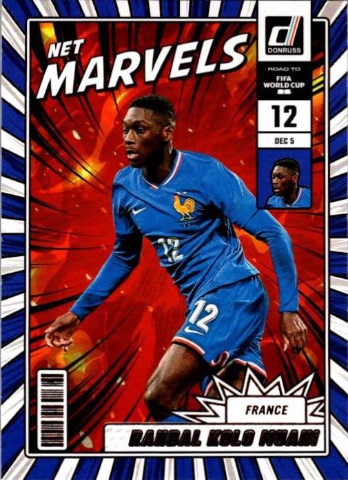 2025 Panini Donruss Road to FIFA Net Marvels Randal Kolo Muani #15 card