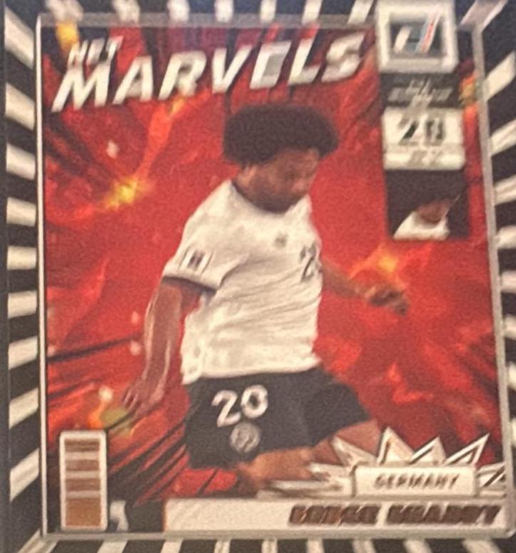 2025 Panini Donruss Road to FIFA Net Marvels Serge Gnabry #22 card