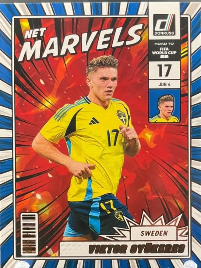 2025 Panini Donruss Road to FIFA Net Marvels Viktor Gyokeres #24 card
