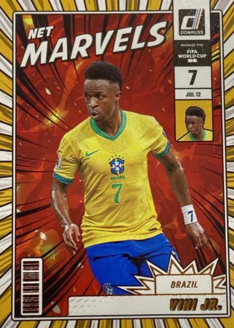 2025 Panini Donruss Road to FIFA Net Marvels Vini Jr. #18 card