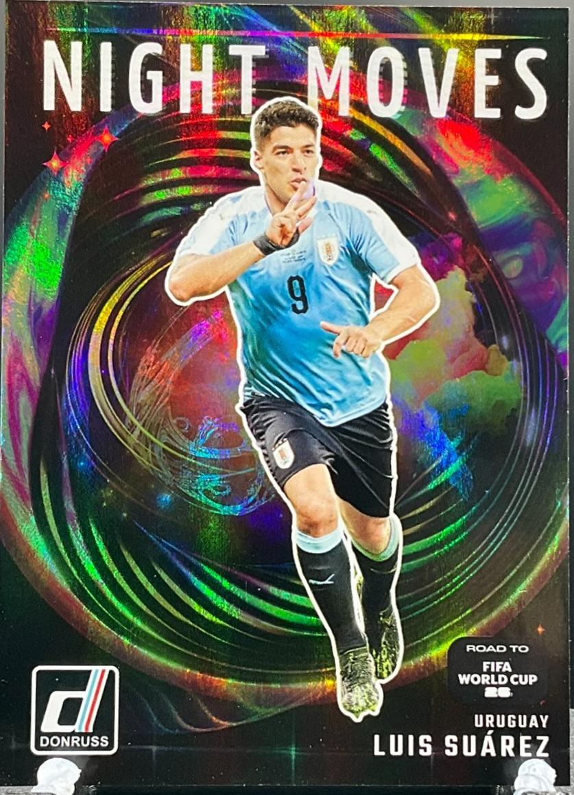 2025 Panini Donruss Road to FIFA Night Moves Luis Suarez #16 card
