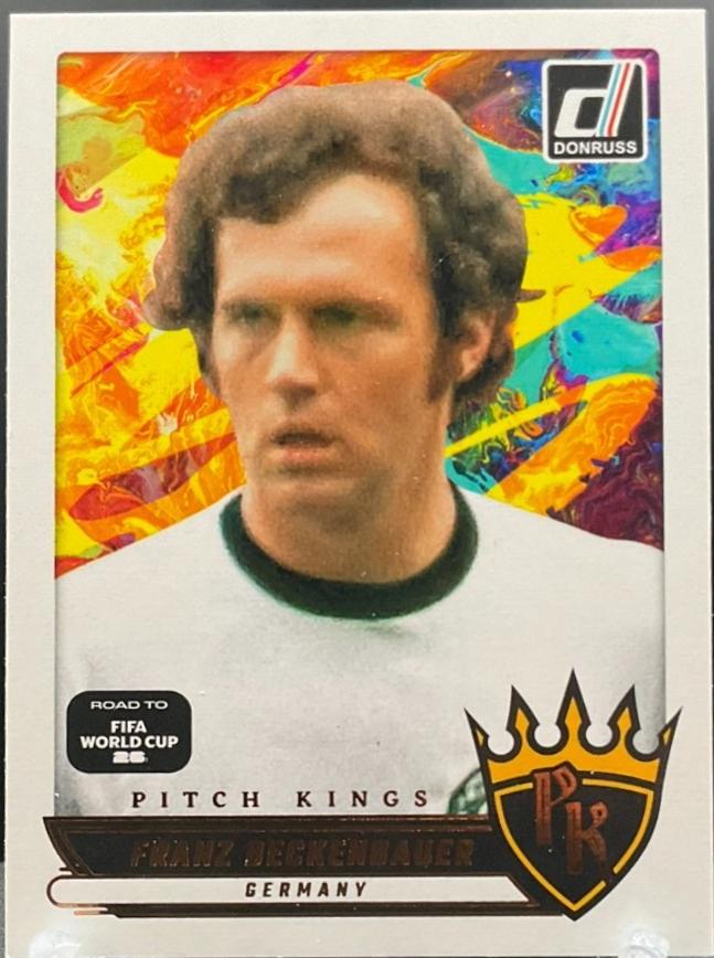 2025 Panini Donruss Road to FIFA Pitch Kings Franz Beckenbauer #25 card