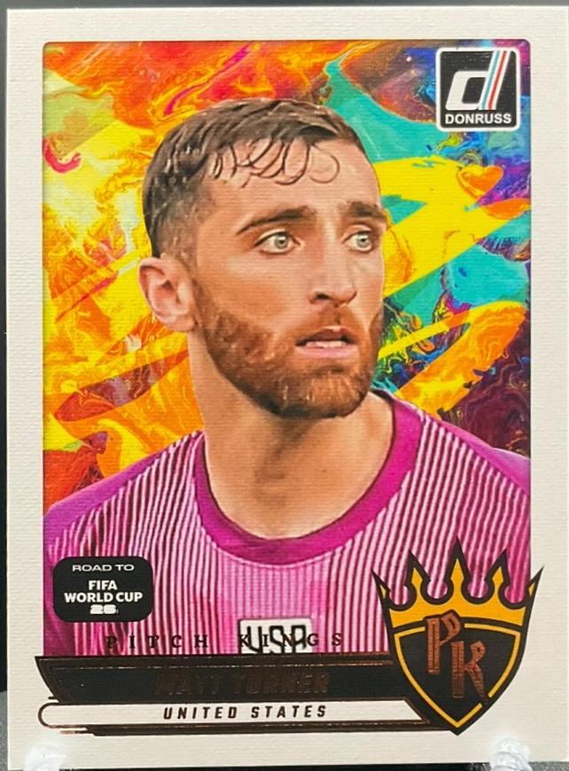 2025 Panini Donruss Road to FIFA Pitch Kings Matt Turner #4 card