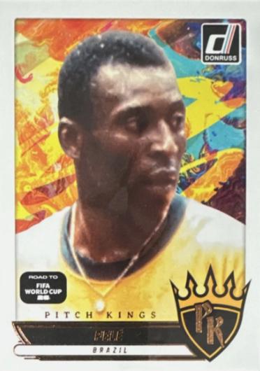 2025 Panini Donruss Road to FIFA Pitch Kings Pele #23 card