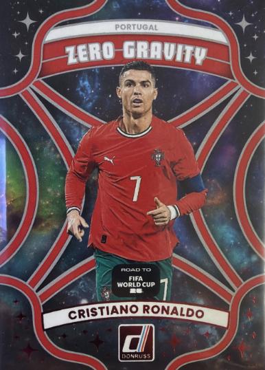 2025 Panini Donruss Road to FIFA Zero Gravity Cristiano Ronaldo [Red] #20 card