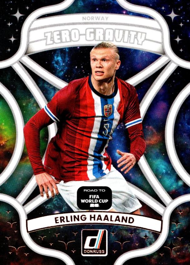 2025 Panini Donruss Road to FIFA Zero Gravity Erling Haaland #2 card