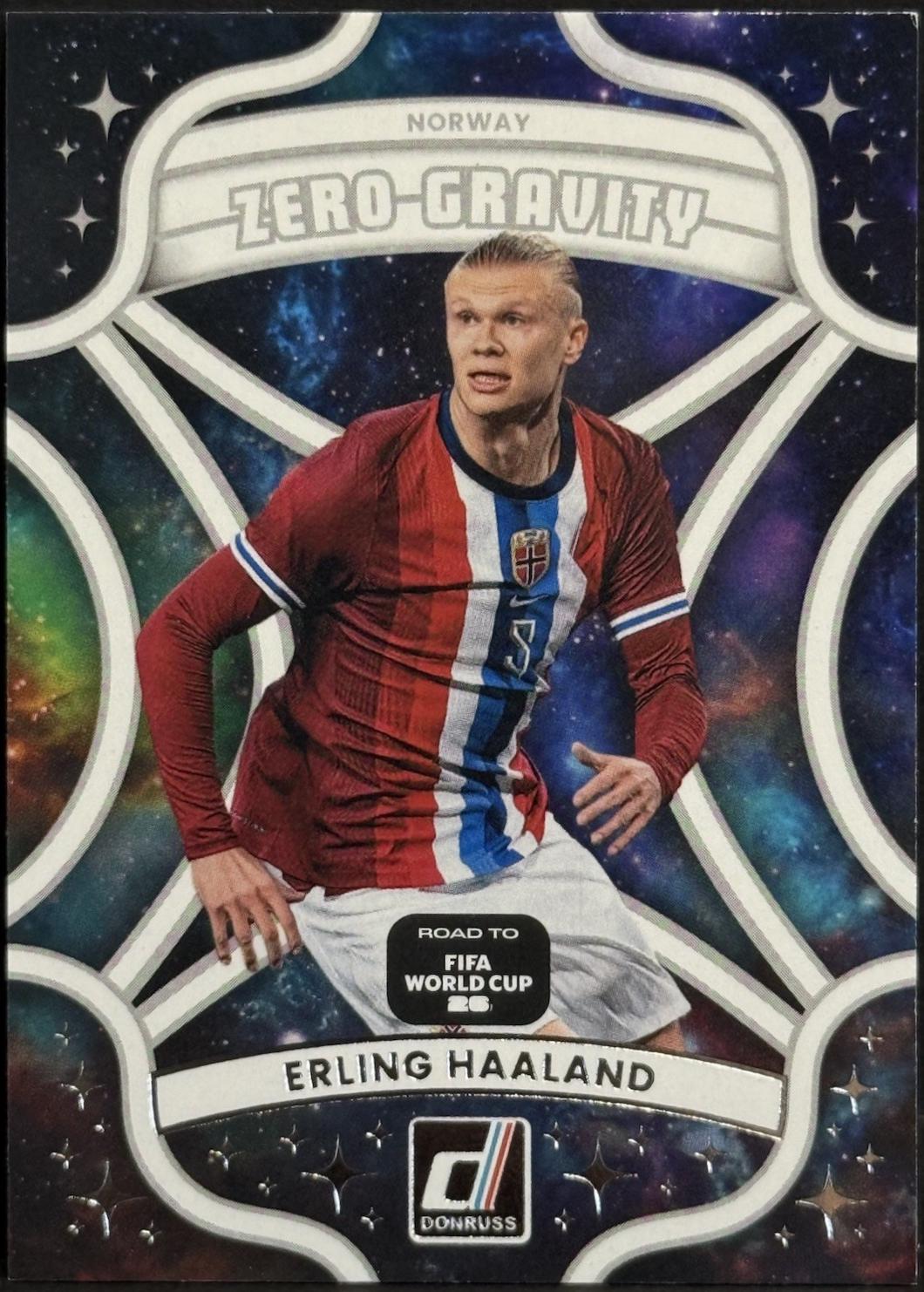 2025 Panini Donruss Road to FIFA Zero Gravity Erling Haaland [Silver] #2 card
