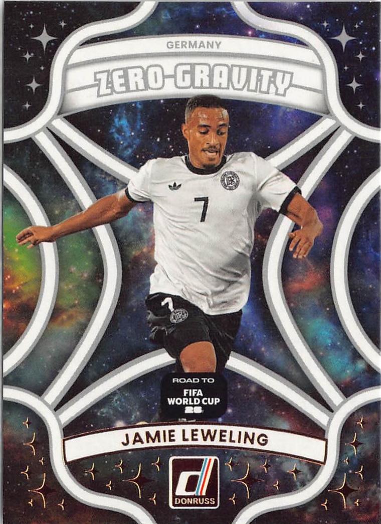 2025 Panini Donruss Road to FIFA Zero Gravity Jamie Leweling #18 card