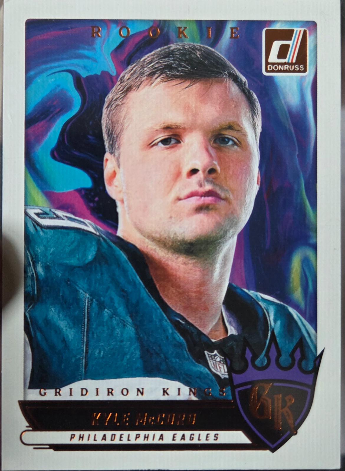 2025 Panini Donruss Rookie Gridiron Kings Kyle McCord #RGK-KMD card