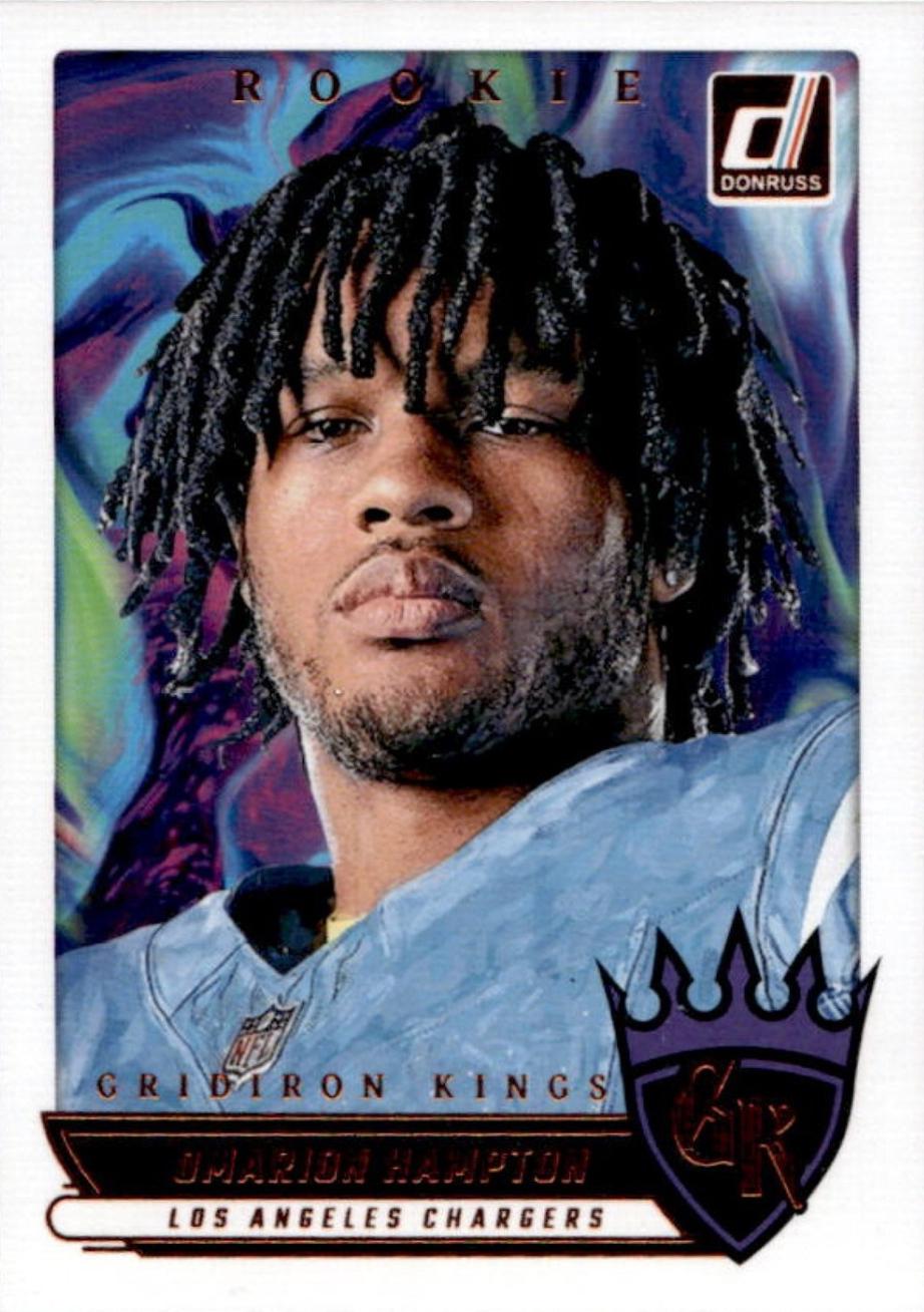 2025 Panini Donruss Rookie Gridiron Kings Omarion Hampton #RGK-OHN card
