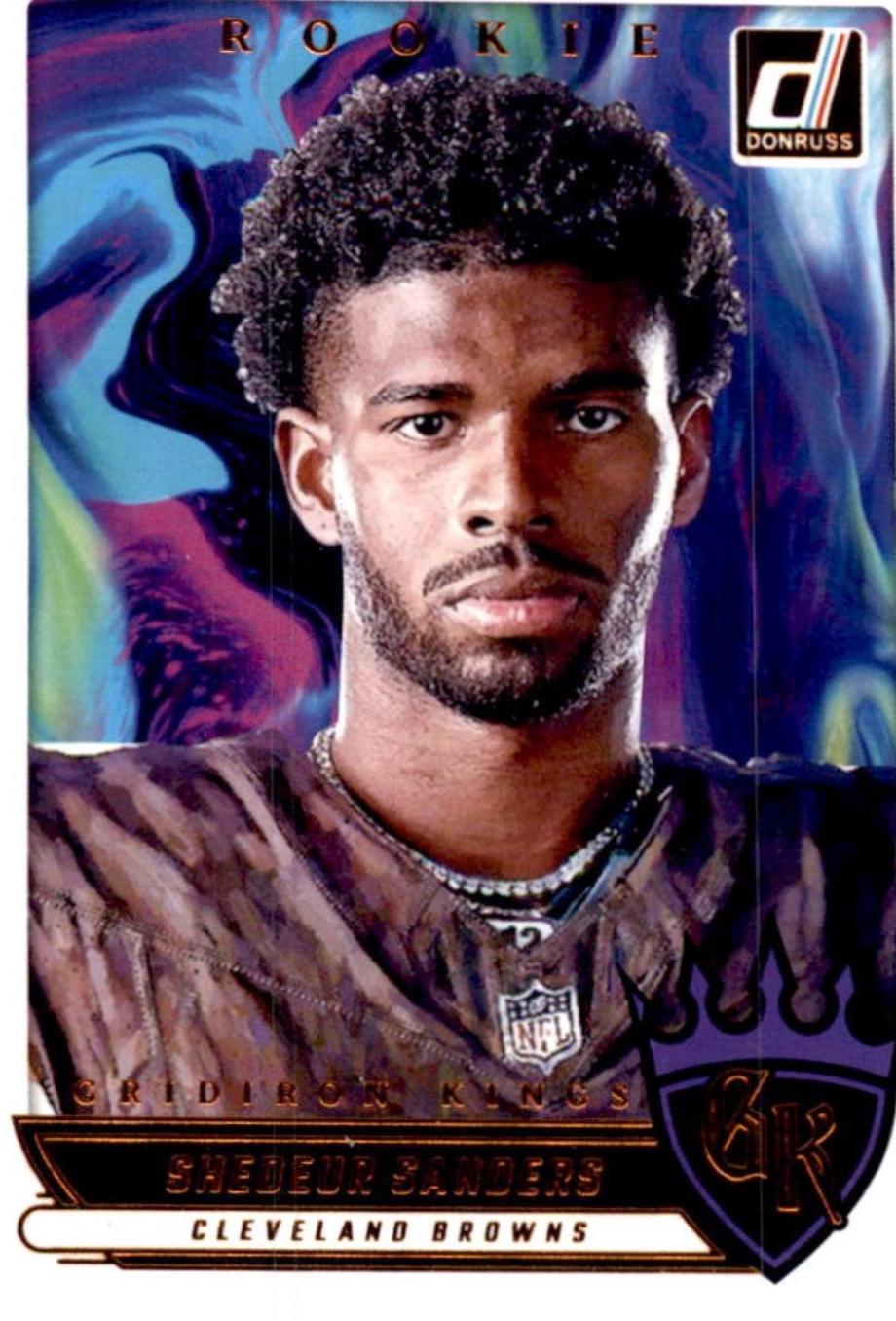 2025 Panini Donruss Rookie Gridiron Kings Shedeur Sanders #RGK-SSS card
