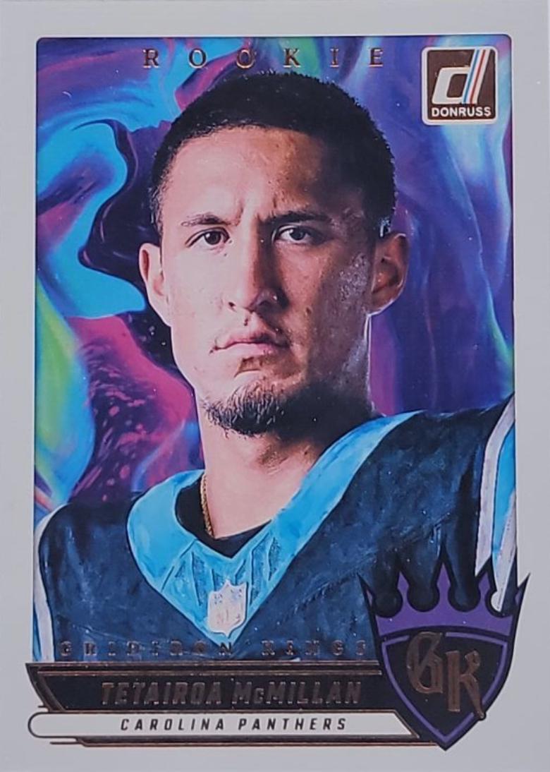 2025 Panini Donruss Rookie Gridiron Kings Tetairoa McMillan #RGK-TMN card