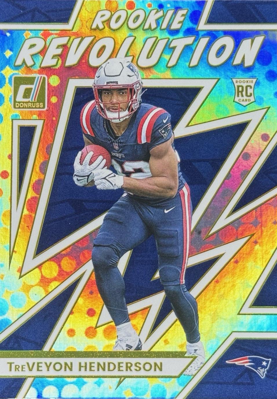 2025 Panini Donruss Rookie Revolution TreVeyon Henderson #3 card
