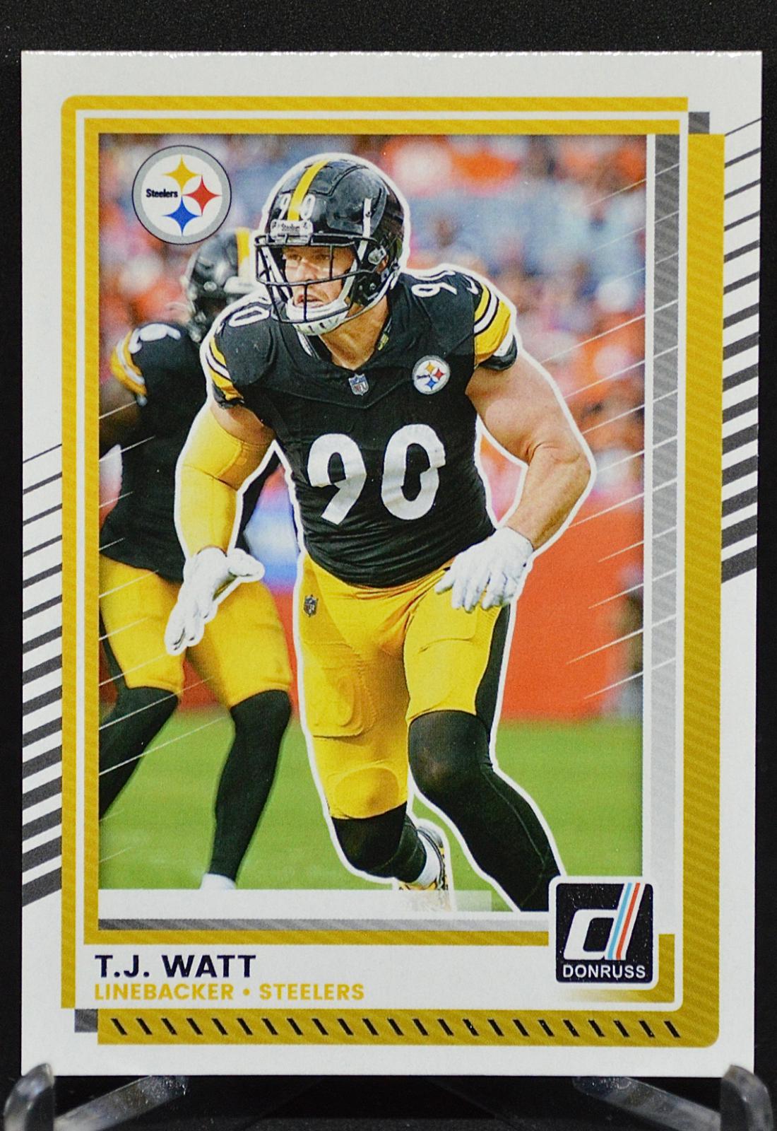 2025 Panini Donruss T.J. Watt #132 card