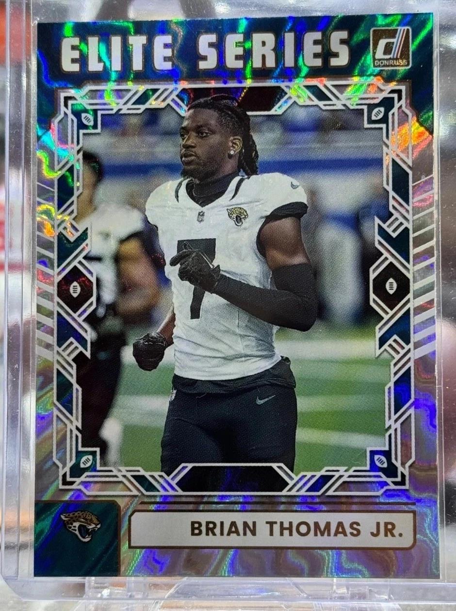 2025 Panini Donruss The Elite Series Brian Thomas Jr. #TES-BTH card