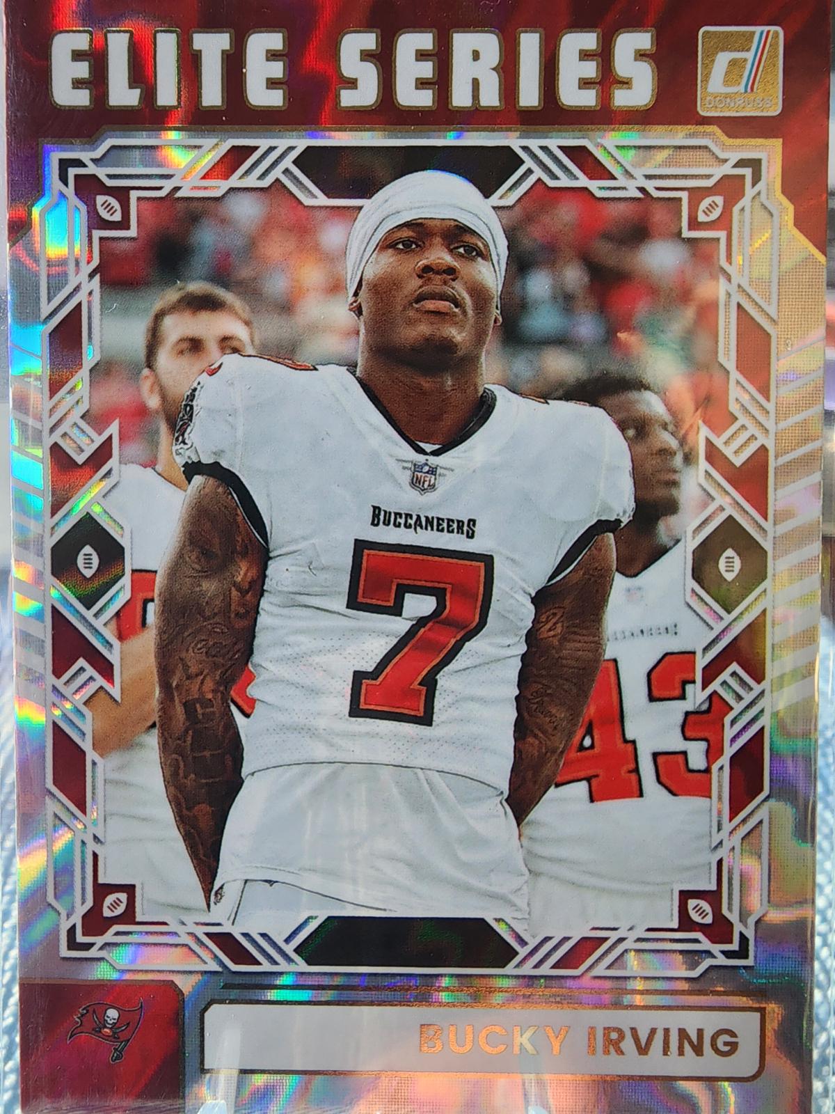 2025 Panini Donruss The Elite Series Bucky Irving #TES-BIR card