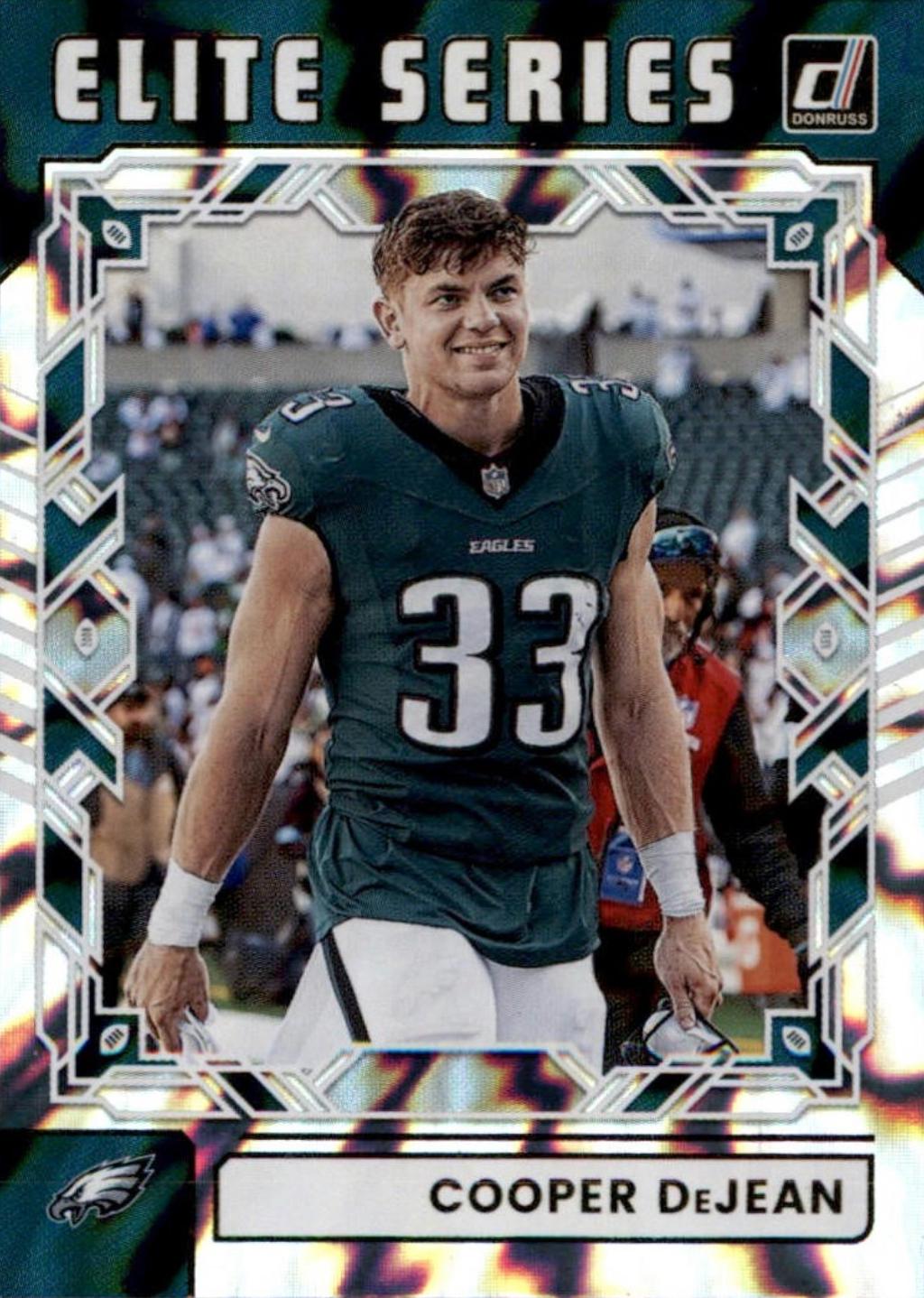 2025 Panini Donruss The Elite Series Cooper DeJean #TES-CDE card