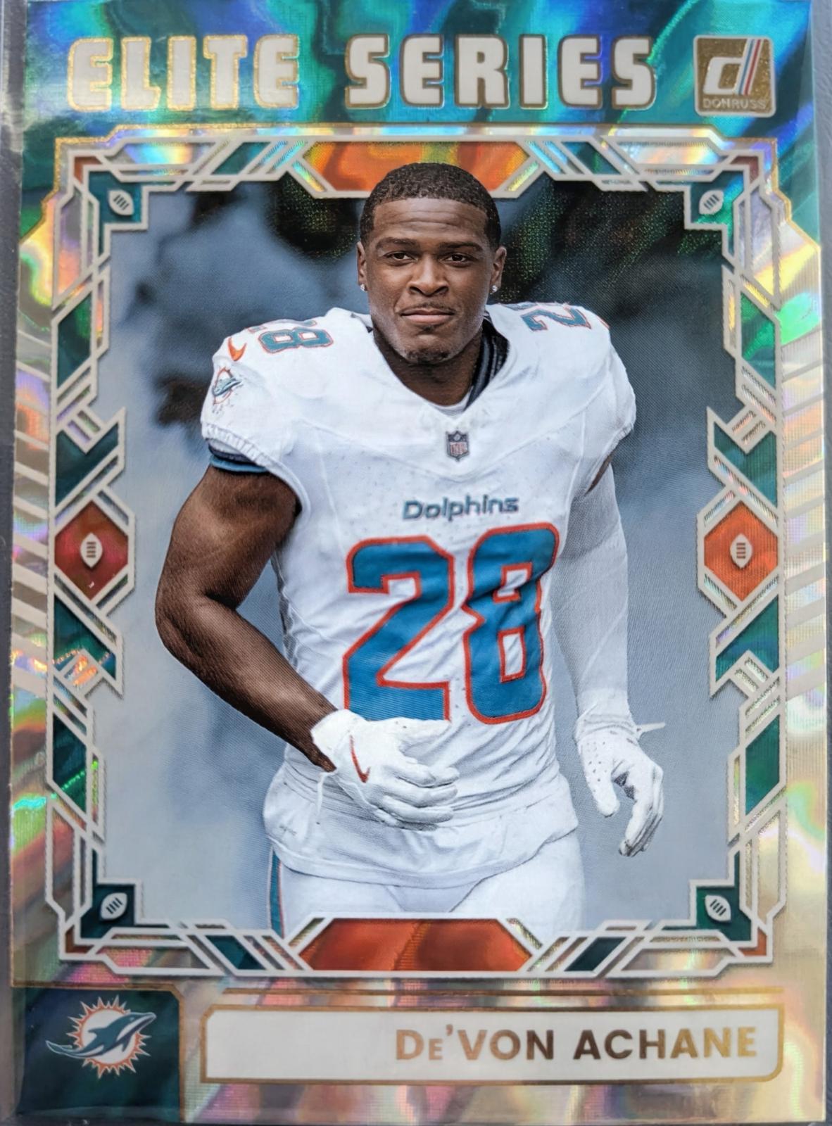2025 Panini Donruss The Elite Series De'Von Achane #TES-DAC card