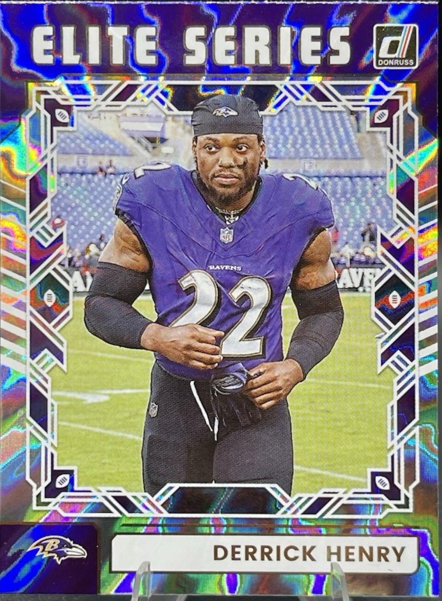 2025 Panini Donruss The Elite Series Derrick Henry #TES-DHE card
