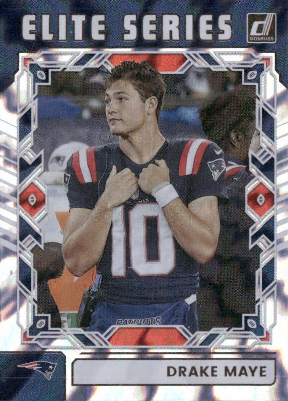 2025 Panini Donruss The Elite Series Drake Maye #TES-DMA card