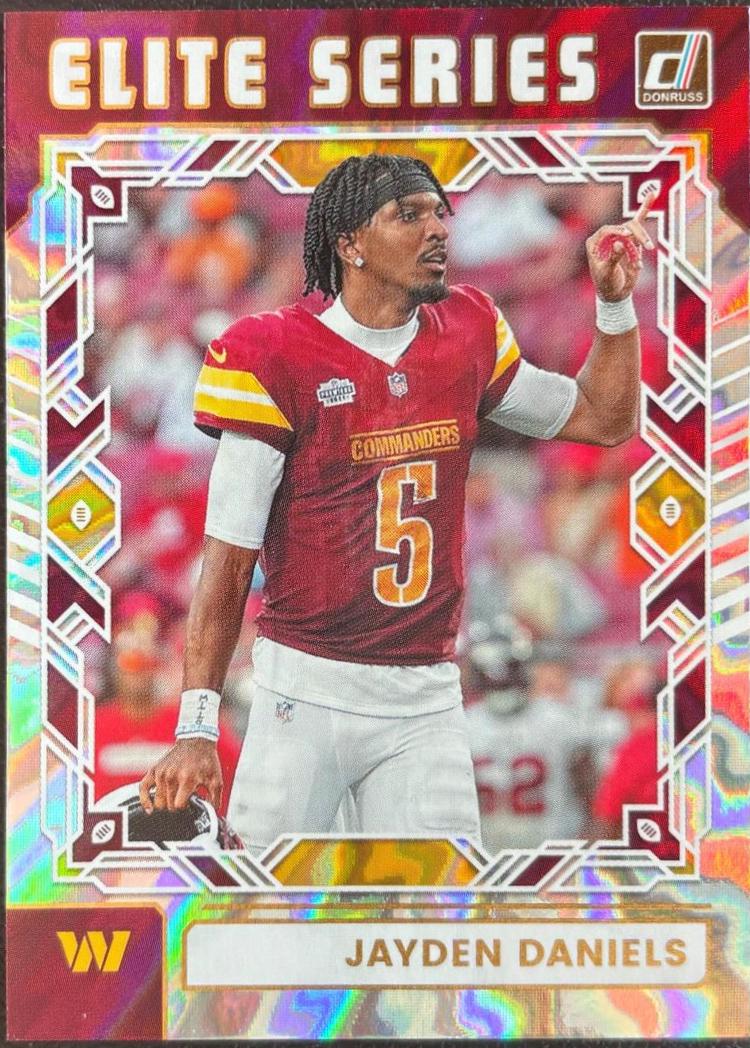 2025 Panini Donruss The Elite Series Jayden Daniels #TES-JDA card