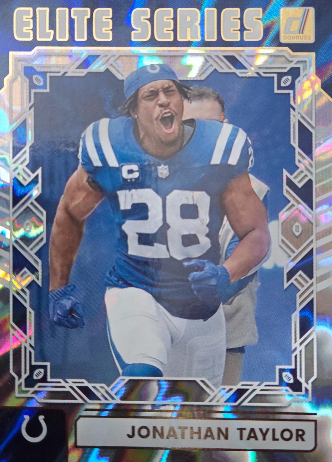 2025 Panini Donruss The Elite Series Jonathan Taylor #TES-JTA card