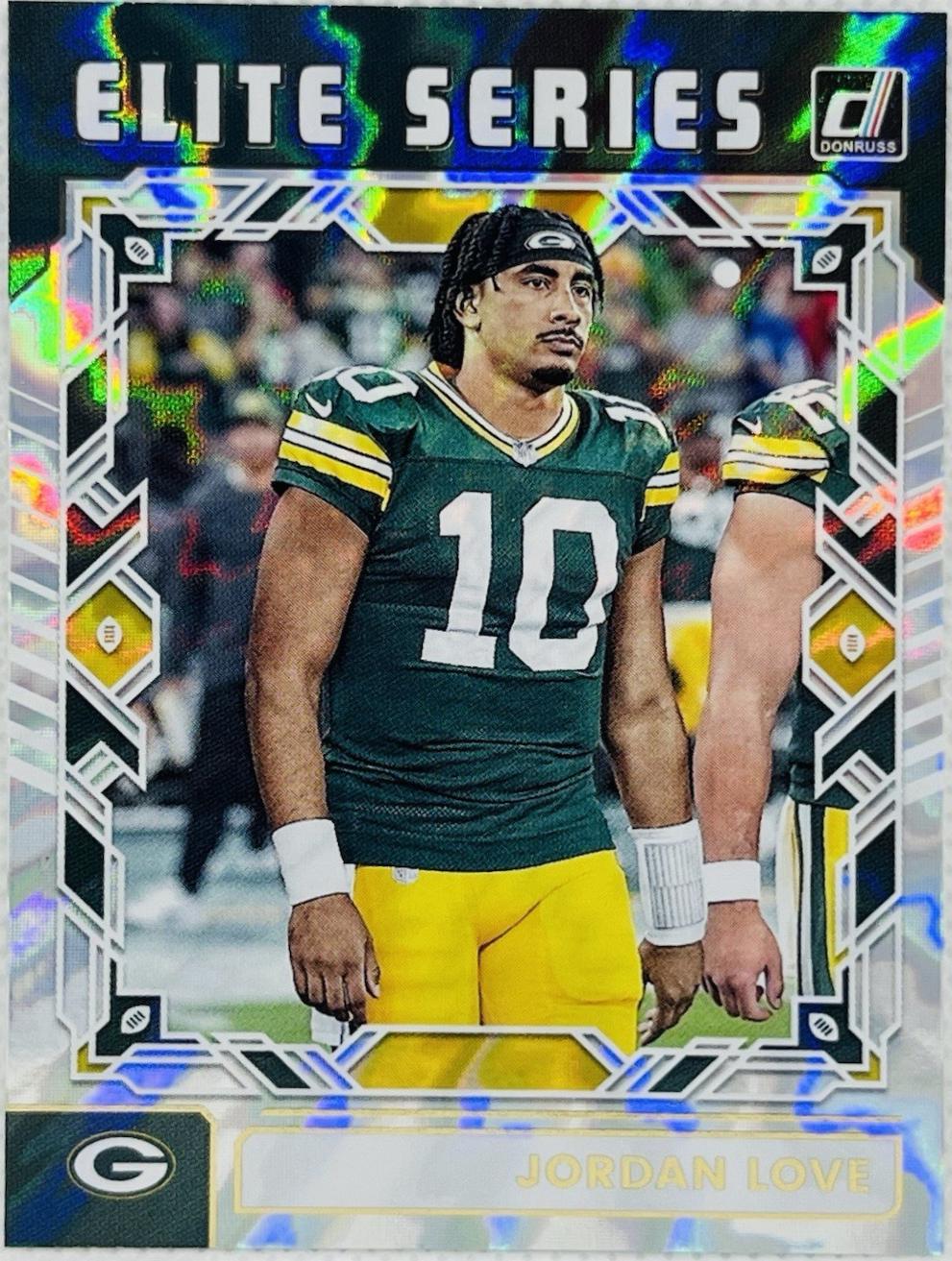 2025 Panini Donruss The Elite Series Jordan Love #TES-JLO card