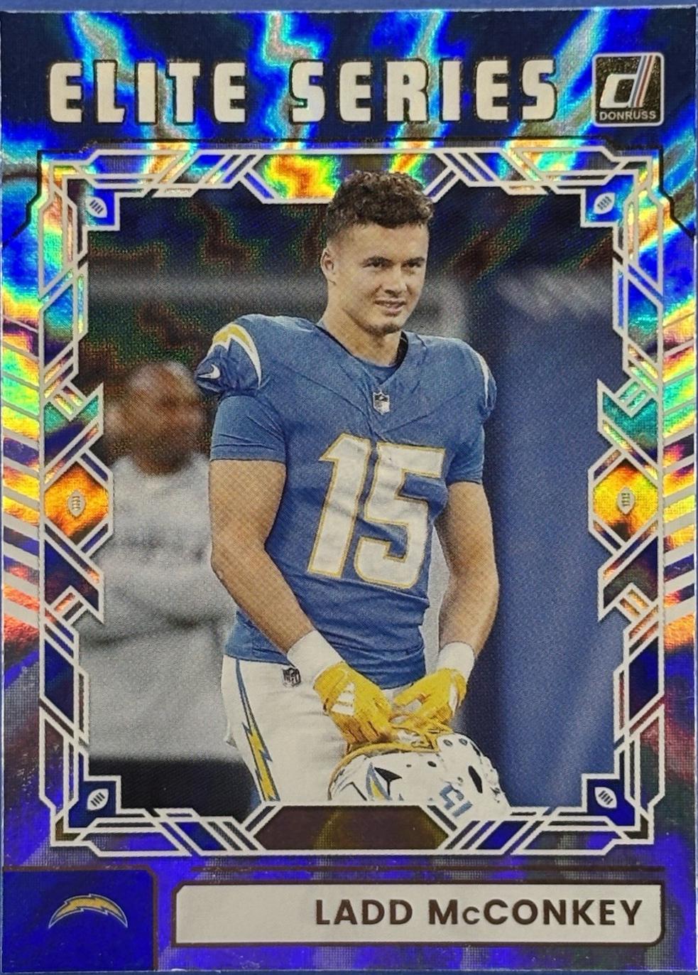 2025 Panini Donruss The Elite Series Ladd McConkey #TES-LMC card