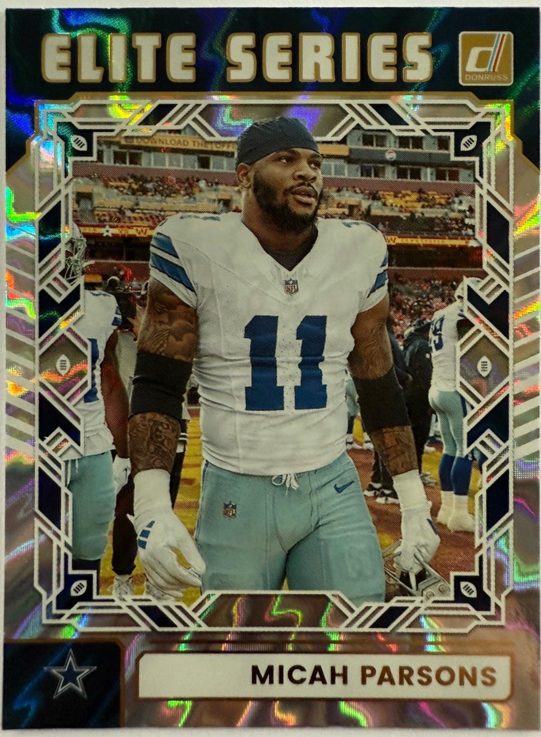 2025 Panini Donruss The Elite Series Micah Parsons #TES-MPA card