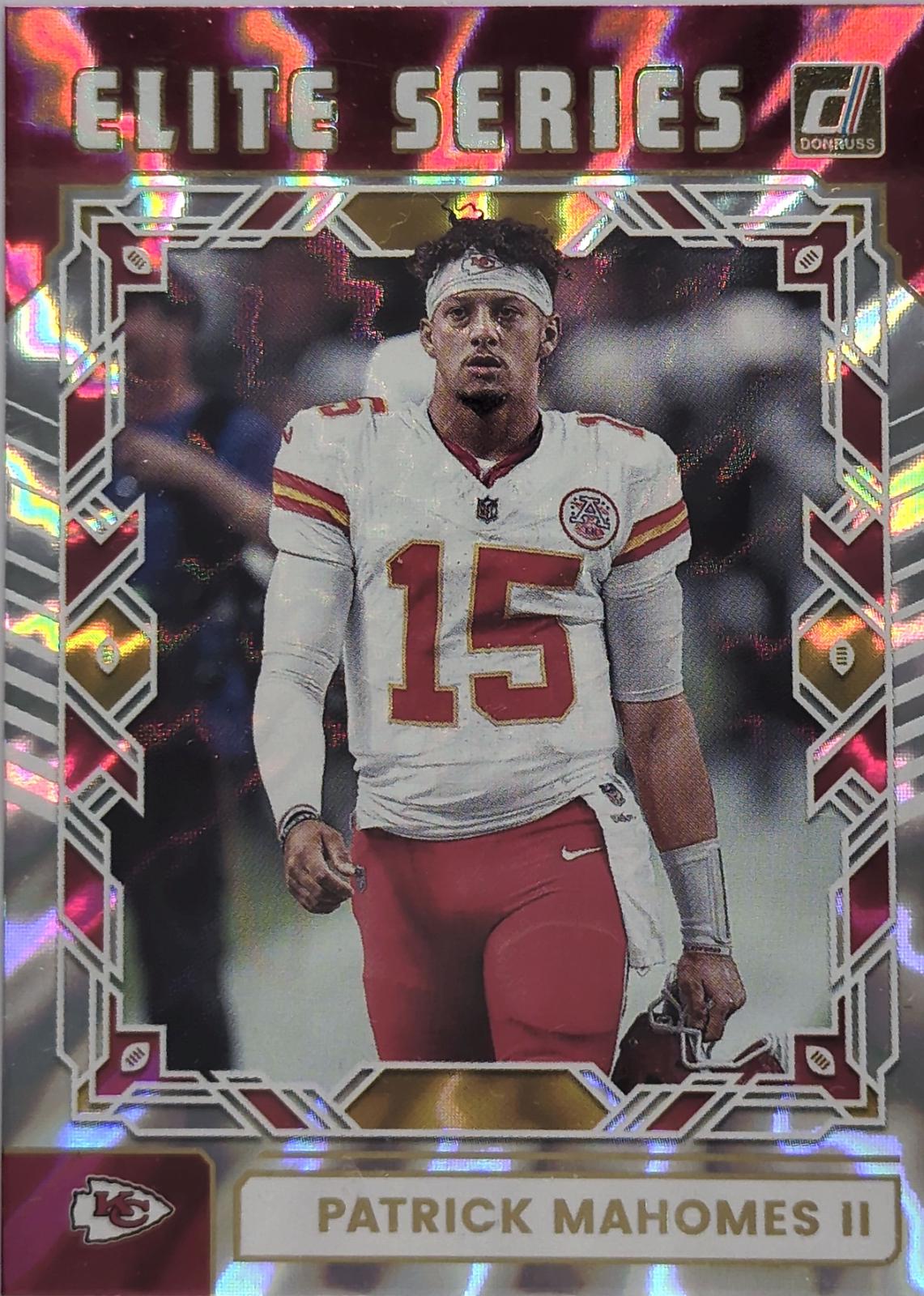 2025 Panini Donruss The Elite Series Patrick Mahomes II #TES-PMA card