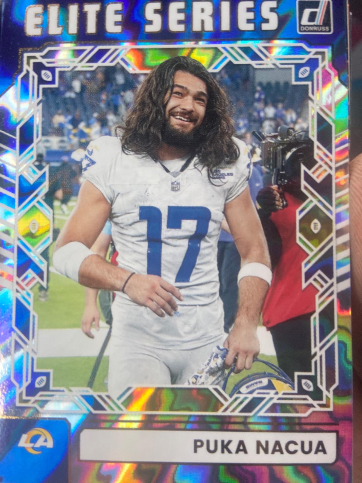 2025 Panini Donruss The Elite Series Puka Nacua #TES-PNA card