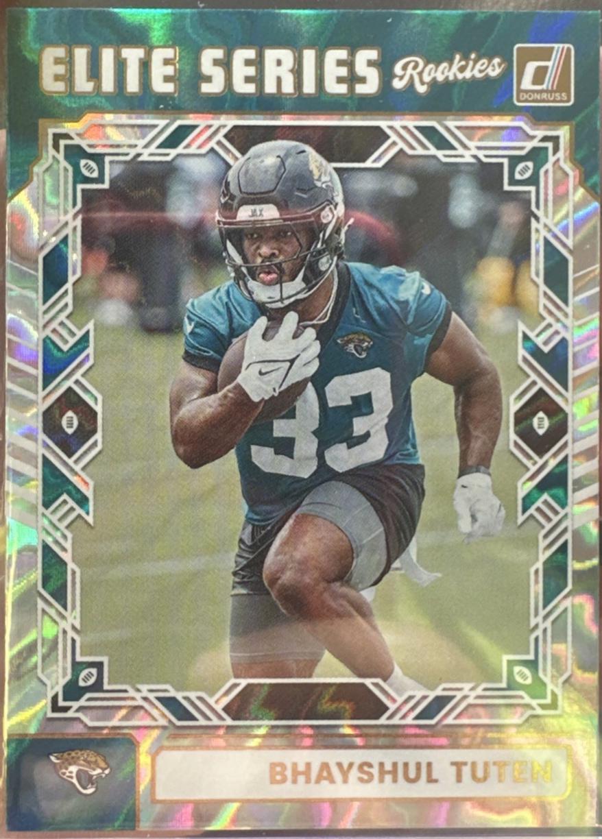 2025 Panini Donruss The Elite Series Rookies Bhayshul Tuten #ESR-BTN card