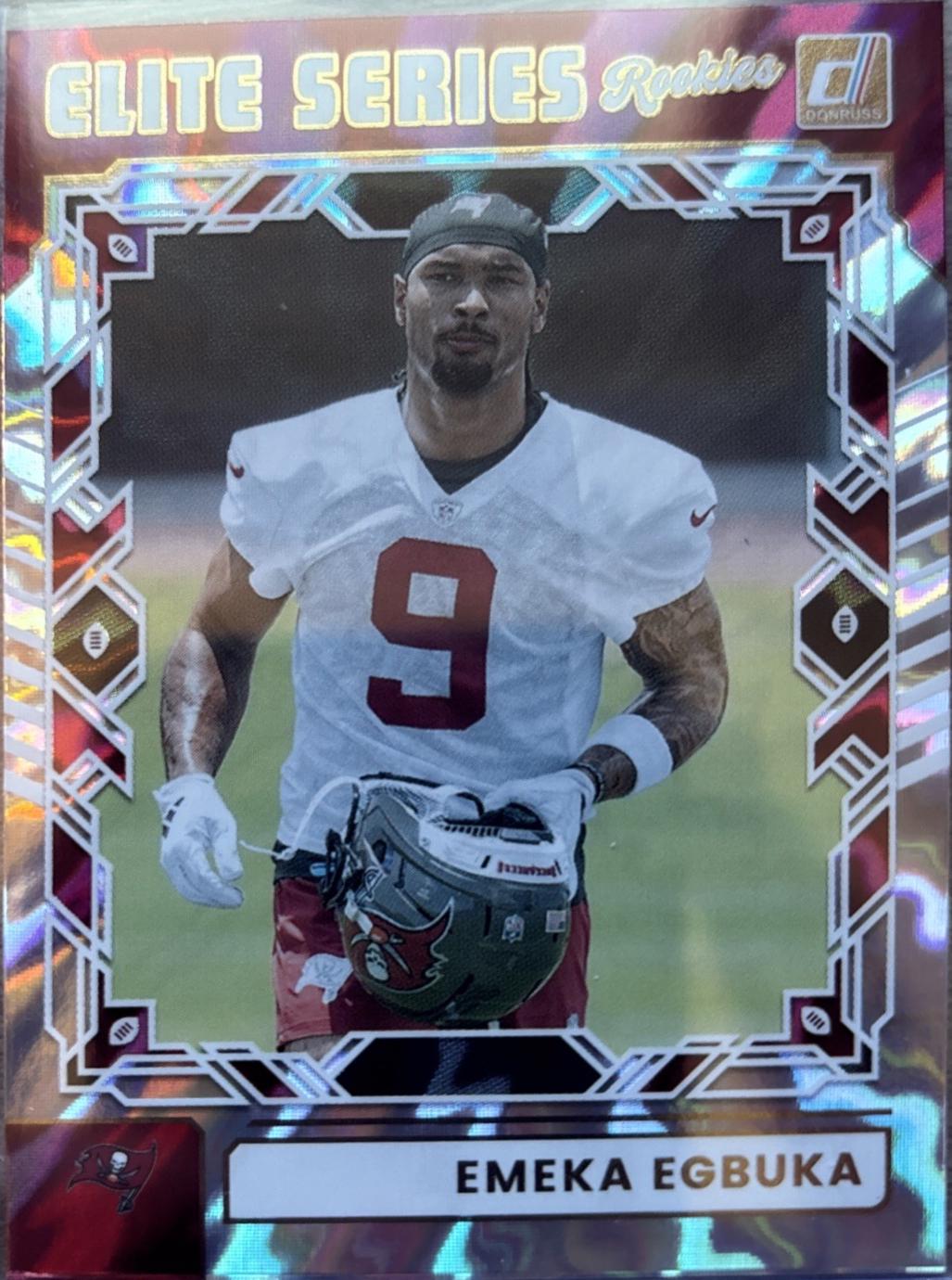 2025 Panini Donruss The Elite Series Rookies Emeka Egbuka #ESR-EEA card